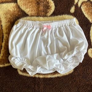 White Ruffled Bloomers